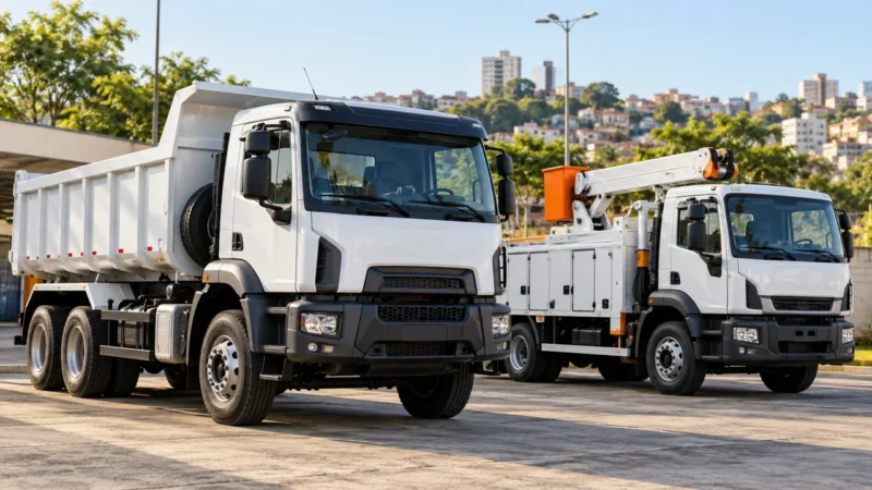 Ibirité recebe dois caminhões para infraestrutura e manutenção